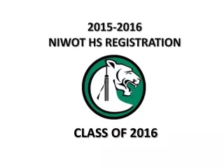 2015-2016 NIWOT HS REGISTRATION