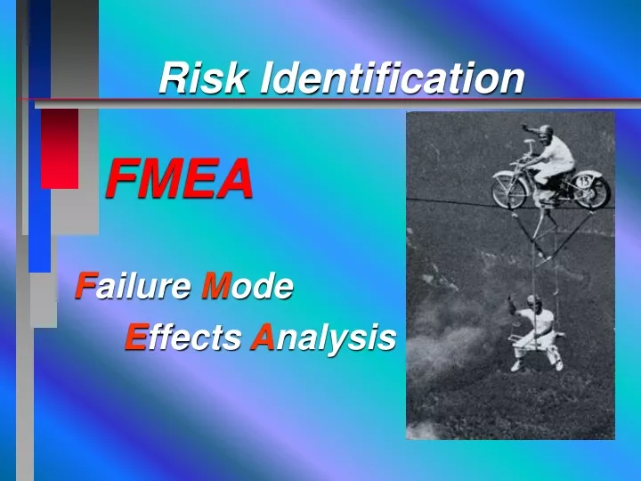 risk identification fmea