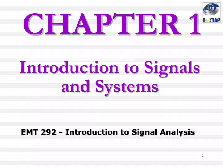 introduction to signals and systems