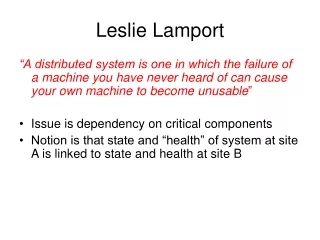 Leslie Lamport