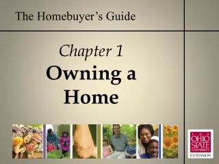 Chapter 1 Owning a Home