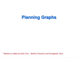 Planning Graphs