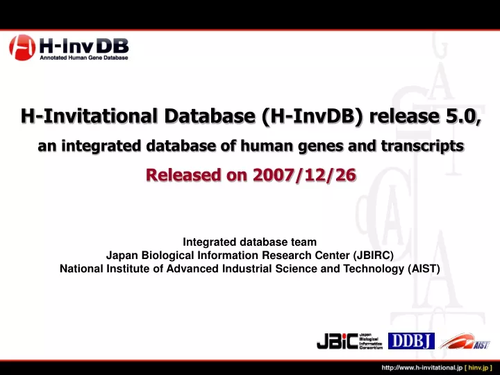 h invitational database h invdb release