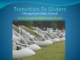 Transition To Gliders
