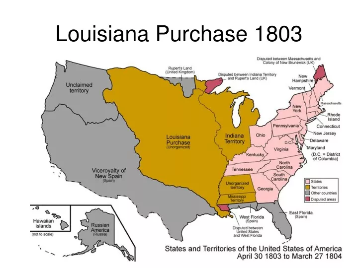 louisiana purchase 1803