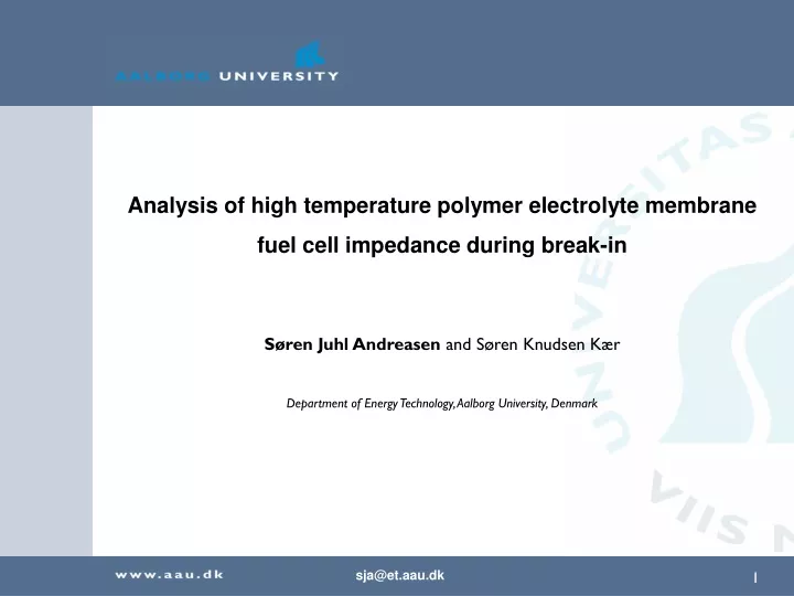 analysis of high temperature polymer electrolyte