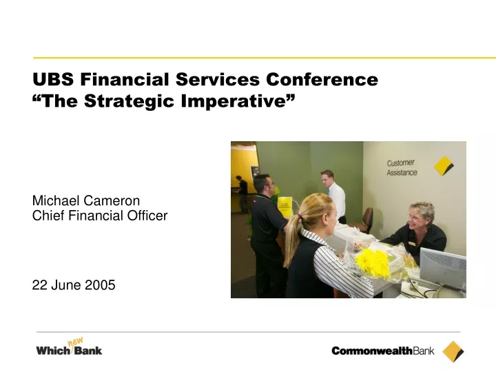 ubs financial services conference the strategic imperative
