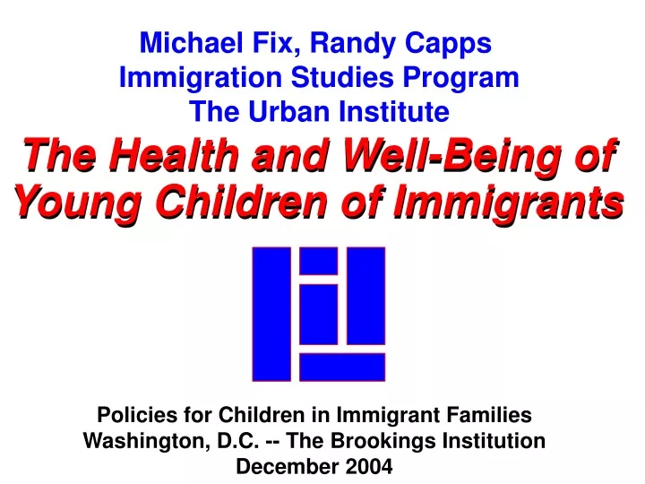 michael fix randy capps immigration studies