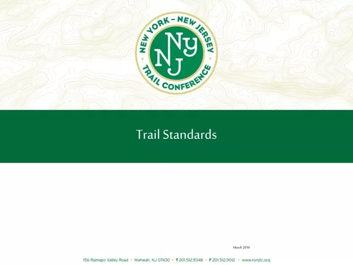 trail standards