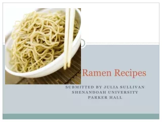Ramen Recipes