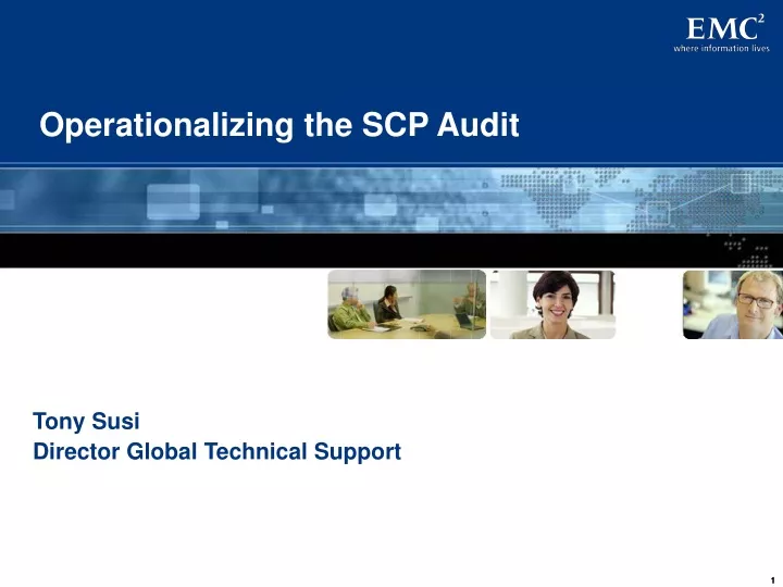 operationalizing the scp audit