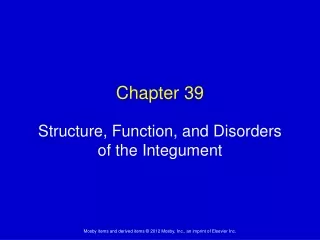 Structure, Function, and Disorders of the Integument