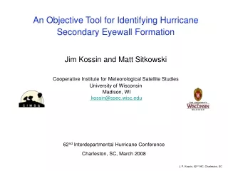 An Objective Tool for Identifying Hurricane Secondary Eyewall Formation