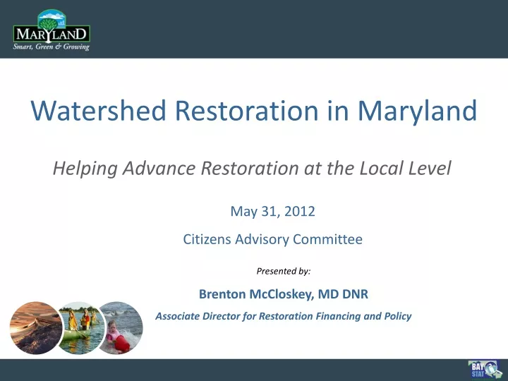 watershed restoration in maryland