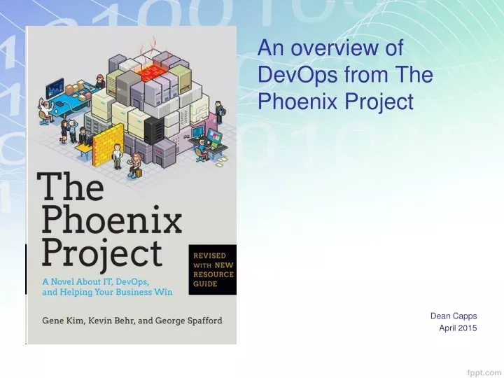 an overview of devops from the phoenix project