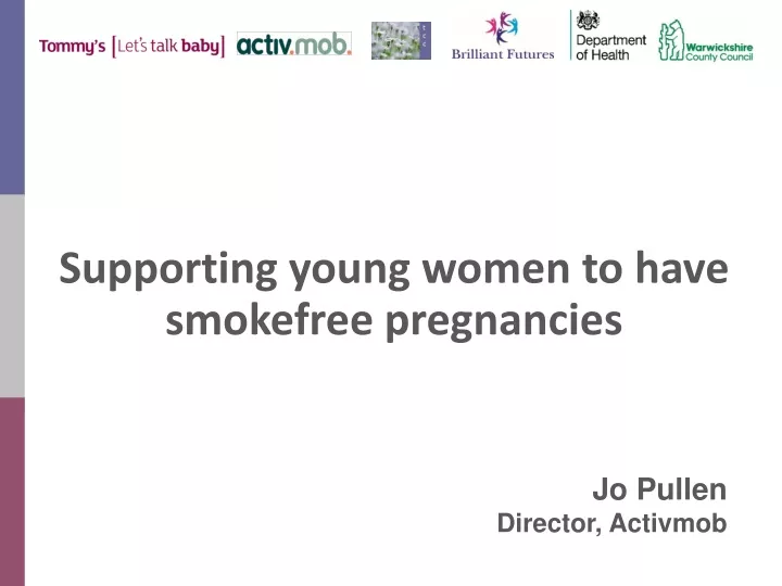 supporting young women to have smokefree pregnancies