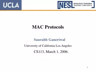 MAC Protocols