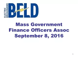 Mass Government Finance Officers Assoc September 8, 2016