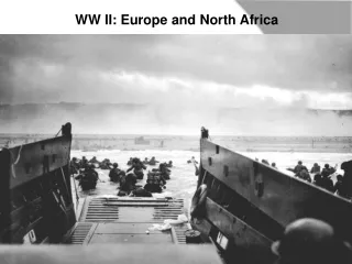 WW II: Europe and North Africa