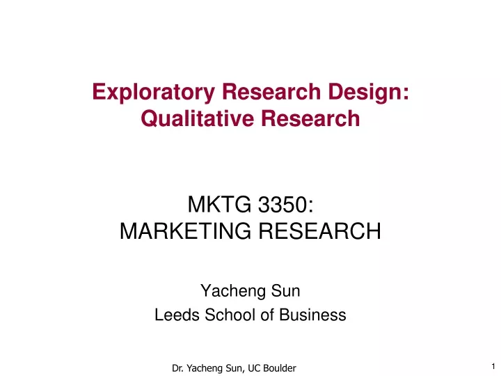 qualitative research design exploratory