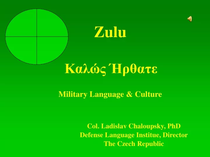 zulu military language culture