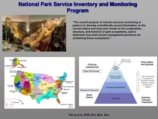 National Park Service Inventory and Monitoring Program