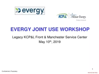 EVERGY JOINT USE WORKSHOP