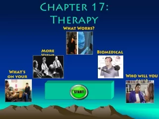 Chapter 17: Therapy