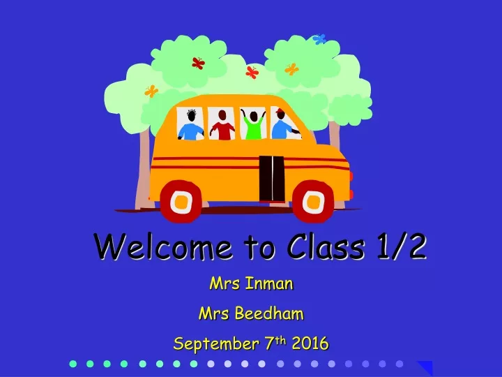 welcome to class 1 2
