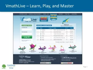 VmathLive – Learn, Play, and Master