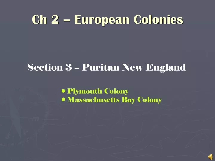 ch 2 european colonies