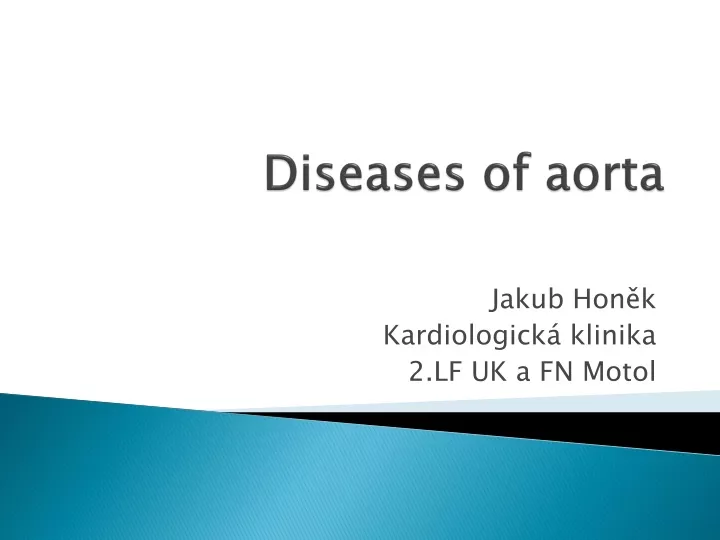 diseases of aorta