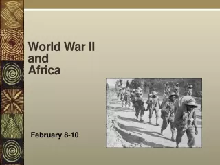 World War II and Africa