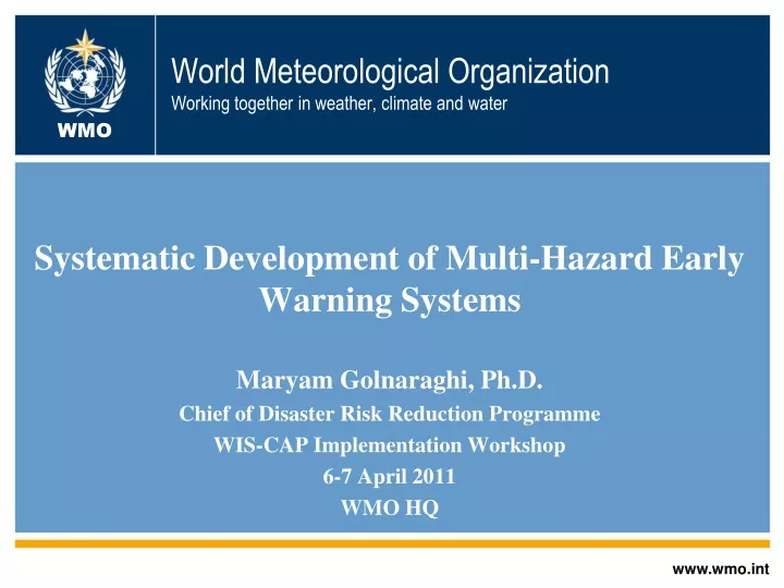 world meteorological organization working together in weather climate and water