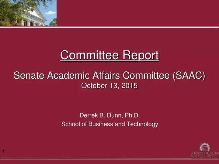 committee report senate academic affairs committee saac october 13 2015