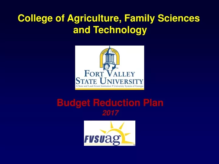 college of agriculture family sciences