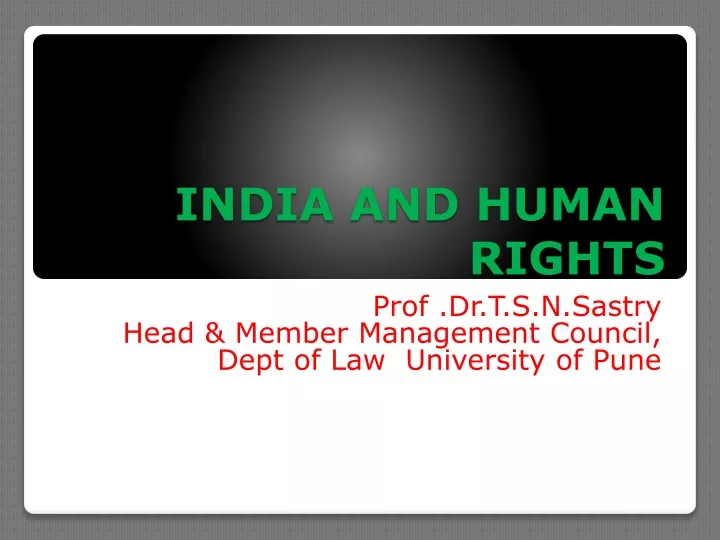 india and human rights