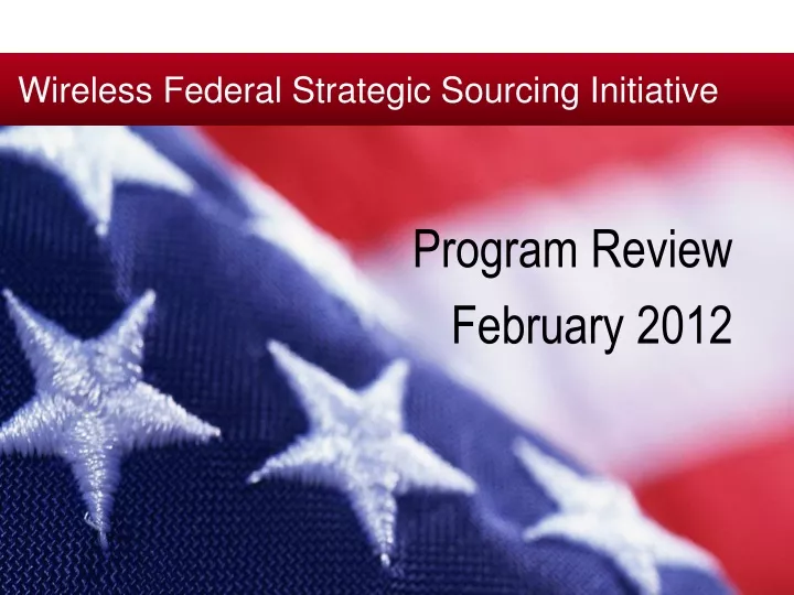 program review february 2012