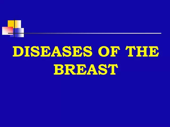 diseases of the breast