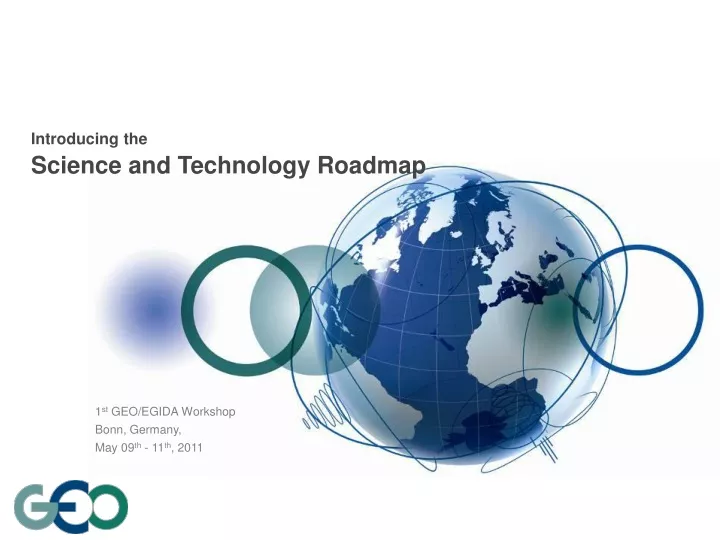 introducing the science and technology roadmap