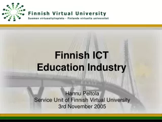 Finnish ICT  Education Industry
