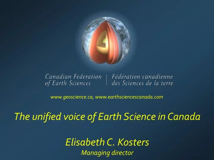 www geoscience ca www earthsciencescanada com