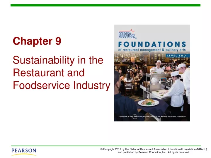 chapter 9 sustainability in the restaurant