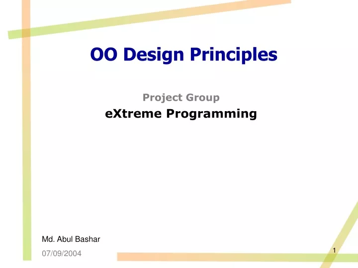 oo design principles