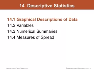 14  Descriptive Statistics