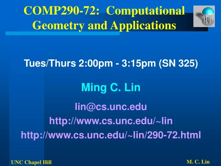 comp290 72 computational geometry and applications