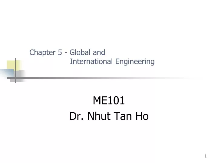 chapter 5 global and international engineering