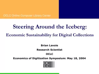 Steering Around the Iceberg: Economic Sustainability for Digital Collections