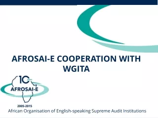 AFROSAI-E  COOPeRATION  WITH WGITA