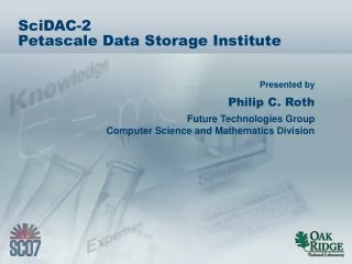 SciDAC-2 Petascale Data Storage Institute